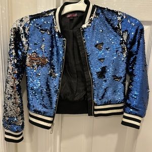 JoJo Siwa Reversible Sequin Bomber Jacket